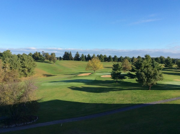 The next morning ... for all you golfers out there :)